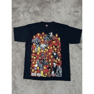 Vintage 90s Mens Tshirt Marvel Mad Engine Iron Man, Streetwear, Size‎ L